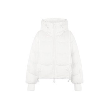 Meiyang warm baby goose down jacket, safe goose down 150+ hooded down jacket, warm winter new model, white short style m