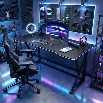 Quanpinwu trolley computer desk e-sports game table home desktop desk learning writing desk desk workbench bedroom