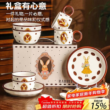 Pakchoice ceramic tableware set, wedding gift, housewarming, moving birthday gift, dishes, valentine's day gift box