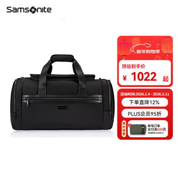 Samsonite travel bag crossbody shoulder luggage bag men and women travel handbag fitness bag nv6*09006