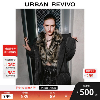 Ur2025 new winter women's casual simple quilted super loose down jacket uwj150069 black (loose) s