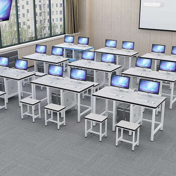 Yusenyi school computer room tables and chairs single and double desktop computer tables office conference tables classroom training student desks and chairs set no. 9 yellow k-foot rear chassis table 140x60x75