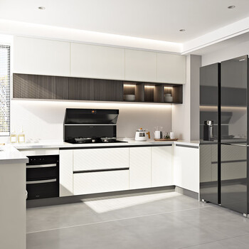 Fantasy kitchen cabinet style integrated cabinets domestic door-to-door installation customized prepayment understand