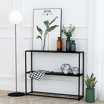 Fantasy partition shelf living room floor-standing bookshelf multi-layer display storage flower rack printer elevated display rack 100x30x80 white