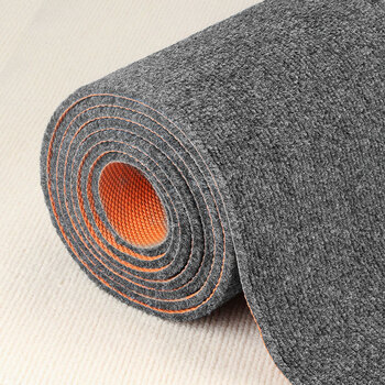 Fantasy carpet sound insulation and shock absorption can be cut and thickened non-slip stairs home mat bedroom kitchen entrance fireproof living room floor gray extra thick 9mm 160x230cm