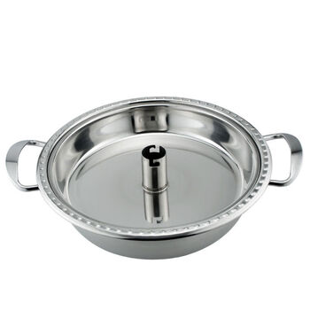 Fantasy stainless steel steam pot sauna pot original seafood sauna chicken steamer soup pot gas stove induction cooker universal 30cm inner diameter 28cm non-porous plate steamer
