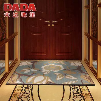 Yusenyi dada european door mat indoor non-slip entrance mat kitchen door mat foot mat entry balcony door mat customized da72802 blue 80x110 cm
