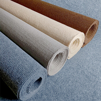 Pupan solid color can be cut for home living room, bedroom, room, simple staircase, thickened office carpet, rental house renovation, black and red tire tread, 5 mm thick, 1.5 meters wide, 2 meters long (whole piece)