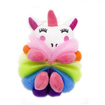 Shantou lincun baby bath ball mermaid bath cotton scrub bath artifact rose red unicorn