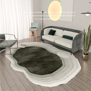 Kaye living room carpet special-shaped irregular wash-free floor mat sofa coffee table blanket home light luxury high-end bedroom bedside blanket sjr-y reef 120x160cm