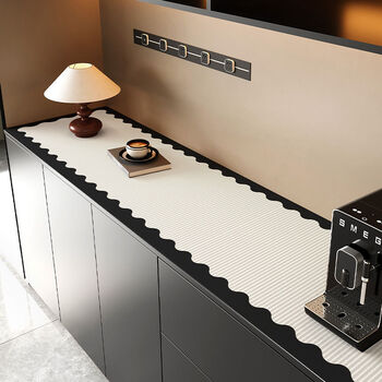 Pick-up cat side cabinet mat tv cabinet mat wipeable and dining side cabinet mat side cabinet mountain and river 02 30x240cm