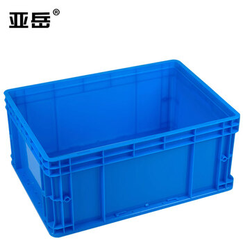 Yayue (yayue) plastic turnover box european standard eu storage box thickened logistics box auto parts sorting parts box turtle and fish storage box blue 600*400*280mm large quantity consultation customer service for more discounts