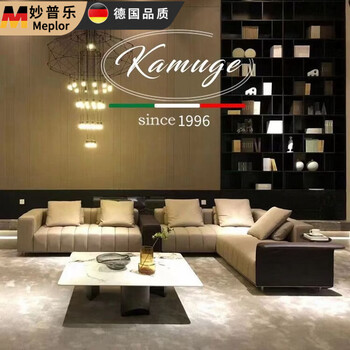 Miaopu happy style minimalist leather sofa piano key modern simple nordic leather art italian villa light luxury living room furniture 3+center support+3+corner+3 seats (3.95*2.3)