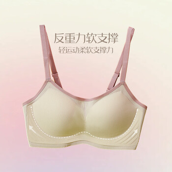 Sweet lady, invisible, comfortable, wire-free underwear, beautiful back bra for women 10042002 white s