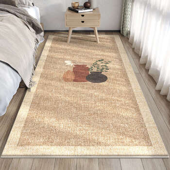 Yusenyi bedroom carpet bedside rug style home living room sofa coffee table foot mat premium bedside floor mat silk road edside 200x300 cm