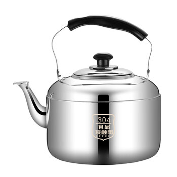 Tuojin imported quality 304 stainless steel from germany, extra thick whistle kettle, induction cooker, gas stove, universal kettle, large capacity, thickened style 304, holds about 17 pounds, no. 9 kettle, 1ml 4l (inclusive)-6l (inclusive)