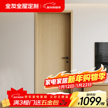Quanyou whole house customized doors bedroom doors simple wooden doors interior doors bathroom kitchen paint-free wooden doors