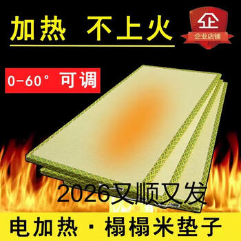 Yusen yilanshu electric heated tatami mat, custom-made tatami mat, household tatami floor mat, coconut palm bay window kang mat, 3 cm cashmere jute core-waterproof mat surface-graphene electric heating imported from germany