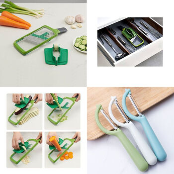 Yusenyi grater does not hurt your hands. home kitchen multi-functional vegetable cutter, grater, slicer, potato and radish cutting tool. 1 vegetable cutter with handle. sharp blade cuts easily. no specifications.