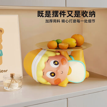 Yong huanren key storage porch ornaments gift tv cabinet desktop clock home key tray storage rack school uniform xiaoxin porch storage + bracket yys10540