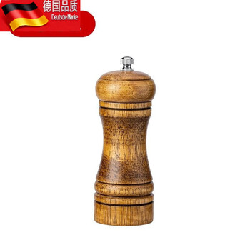 Tuojin manual pepper grinder 510-inch oak freshly ground seasoning jar 5-inch simple bag