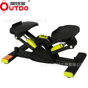 Aoteduo hydraulic stepper with drawstring floor mat fitness equipment indoor leg training aerobic silent design black green