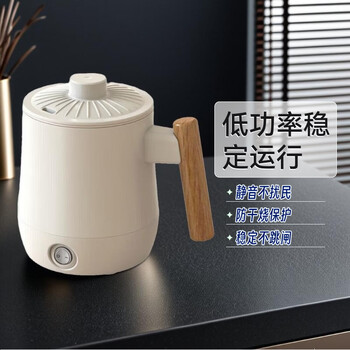 Midelei mini electric kettle dormitory student small capacity dormitory kettle low power 100w 200w noodle cooking cup cyan - two-speed adjustable ceramic glaze inner tank 01ml 1ml