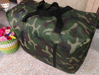 Yusenyi extra large moving bag army green duffel bag packing duffel bag large capacity thickened camouflage 604018 can hold 3-4 pounds of quilts large camouflage