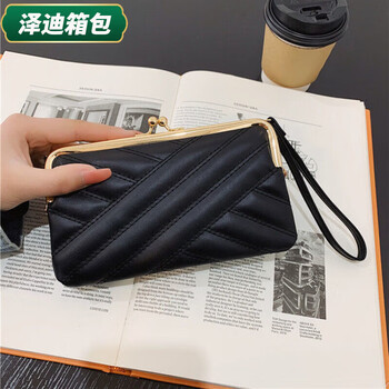 Yunluo women's wallet women's long clutch chinese valentine's day versatile large capacity diamond zipper coin mobile phone bag black