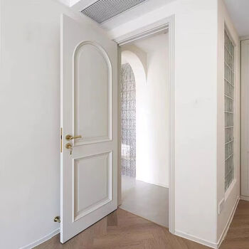 Clcey cream style french painted door bedroom door opposite solid wood composite door room door simple solid color customized wooden door upgraded french buckle line chongqing painted door k63 free high-end door lock hardware