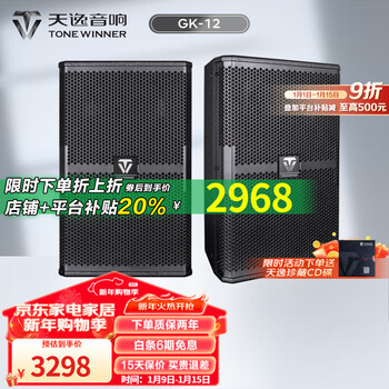 Tianyi (winner) gk10/12/15 home ktv audio professional karaoke home speaker stage conference widely applicable audio gk12 (pair)