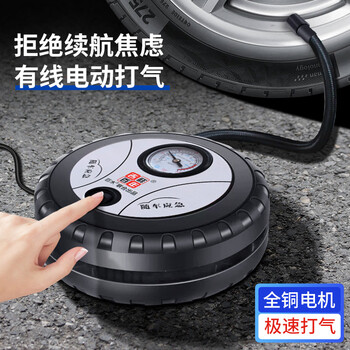 Giant wood car air pump car tire air pump 12v cigarette lighter electric air pump car small air pump private car air pump classic model