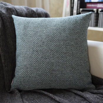 Xinjinngle pillow sofa living room light luxury high-end thick cushion large linen cushion modern simple back cushion pillow gray blue weaving (woven pattern) 45cm*45cm pillowcase hug + pillow core