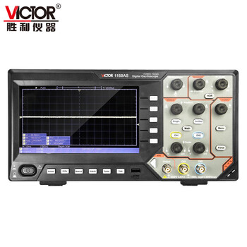 Victory instruments (victor) vc1100a desktop digital oscilloscope dual-channel multi-function signal generator two-in-one vc1150as (150mhz built-in signal source)