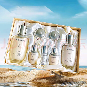 After (the history of whoo) korea imported weather pill glory firming water emulsion 7-piece set, duty-free, moisturizing, holiday gift, weather pill pro 7-piece set