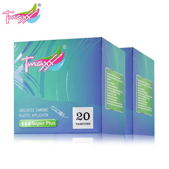 Diwei compact short catheter tampons tampons for swimming, extra large pack of 20 count, 2 boxes