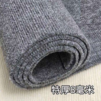 Yusenyi carpet office commercial cement floor directly laid simple room gray studio bedroom large area paving blue and white striped tp (non-slip bottom thickened version) 1.2 meters wide and 5 meters long