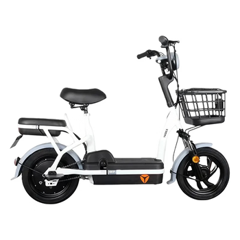 Yadi electric bicycle new national standard can be licensed small battery vehicle women's grocery bike small electric donkey yadi gray standard version 48v12a/original battery/about 40km/no backrest
