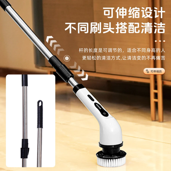 2026 upgraded version of window machine, lazy artifact, window cabinet high-power electric cleaning brush k multi-function cleaning brush, 9 brush heads will be given when ordering