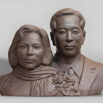 Fantasy real-life portrait sculpture commemorating relatives, parents and elderly portraits casting celebrity bust sculptures portrait sculpture 13
