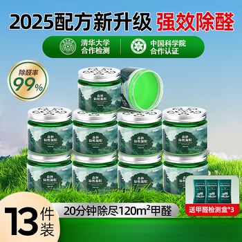 Shantou lincun formaldehyde remover artifact scavenger air purifier new house decoration urgent move-in mother and baby home car jelly adsorption 0+3 three-room formaldehyde removal