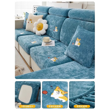 Fantasy sofa cover cover sofa cushion back cover cover corgi serenity blue pillow cover 45x45cm core not included
