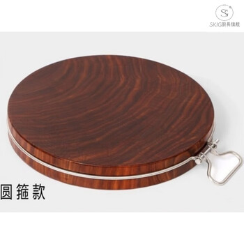 Tuojin oil clam solid wood whole wood cutting board household mildew-proof cutting board thickened chopping board knife board a special b special grade oil clam 33*5cm (error +-0.5-1cm