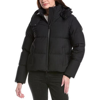 Moose knuckles women's down jacket warm and windproof black thickened winter outdoor down jacket casual black one size | large