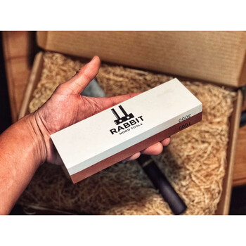 Yusenyi knife sharpening kitchen knife sharpening woodworking sharpening kitchen fine sharpening oil scissors thick and thin double-sided white corundum alumina 190/320 double-sided no logo