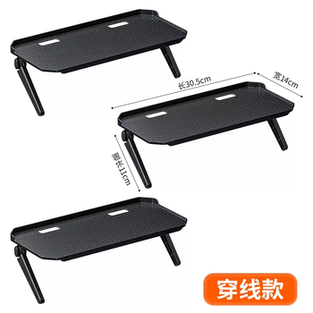 Yusenyi tv back storage rack computer screen storage rack free punch bracket shelf for set-top box wifi black large 3 set-top box router storage rack 1 layer + 1x1