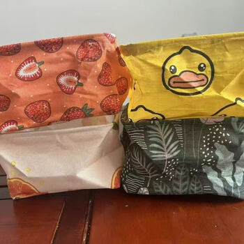 Fantasy moving packing bags quilt luggage snakeskin woven large bags extra large capacity packing artifact organizing paper box small size 10l no zipper