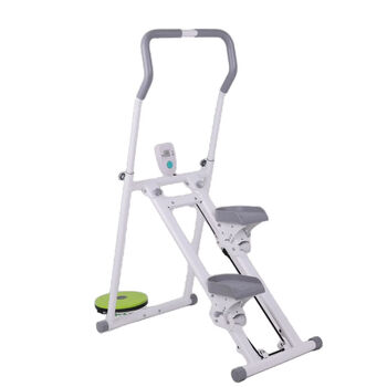 Yong huan's new household foldable stepper indoor stair climber stair exercise climbing machine aerobic fitness equipment color ribbon waist plate style