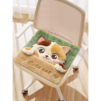 Fantasy cute cushion butt cushion chair cushion sofa seat cushion chair cushion soft cushion dining room chair cushion seat cushion u5187n plush three flower cutting board n 50x50cm standard seat cushion