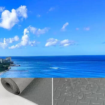 Yusenyi jinning tear-resistant beef tendon non-slip mat pvc door mat walkway kitchen waterproof floor mat insulated class a flame retardant beef tendon gray herringbone pattern 0.6 meters wide x 1 meter long (overlay quantity will be sent to the whole sheet)